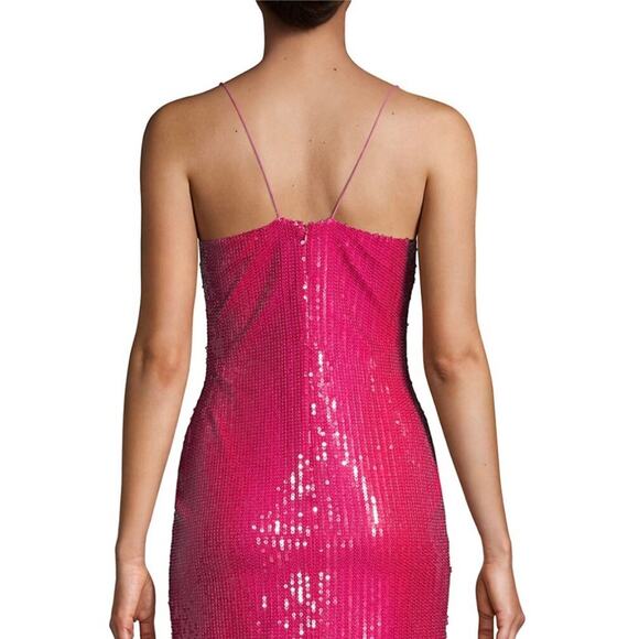 LIKELY Eve Sequin Mini Dress in Pink Fuchsia Size: 10 Homecoming Prom NYC Vegas - Picture 4 of 12